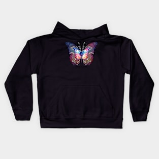 Enchanting Butterfly Watercolor Art Print Kids Hoodie